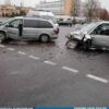 В Гродно столкнулись два автомобиля. Один из водителей попал в больницу