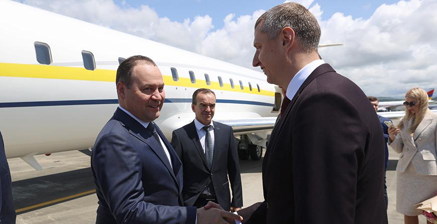 Роман Головченко прибыл в Сочи для участия в Евразийском межправительственном совете и Совете глав правительств СНГ