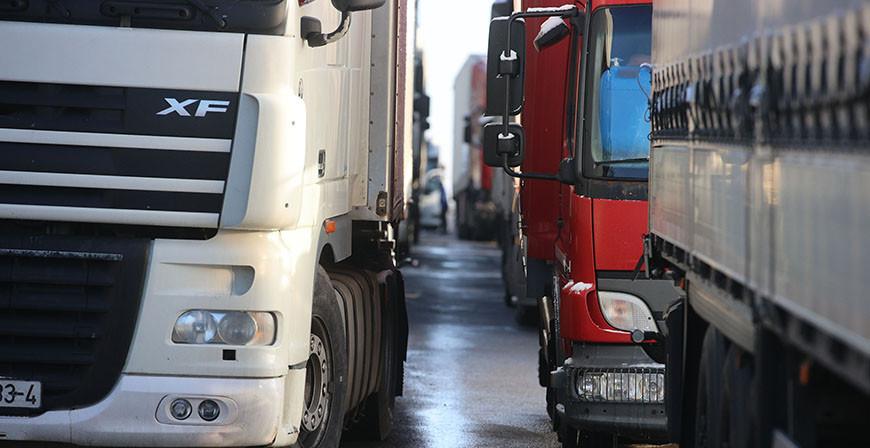 Более 1,4 тысяч фур ждут очереди на границе перед литовскими пунктами пропуска