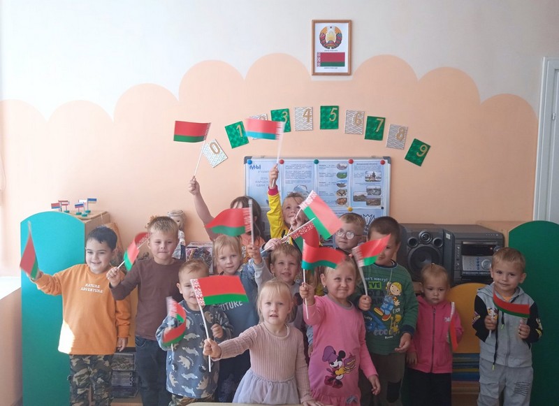 Для воспитанников Малюшичского детского сада провели мероприятия, посвященные Дню народного единства