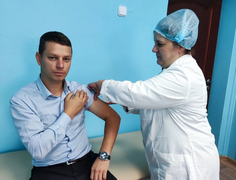 Главный санитарный врач Кореличского района Александр Германюк: «Заболеваемость ОРИ среди непривитого от гриппа населения на 50,6% выше, чем среди получивших прививку»