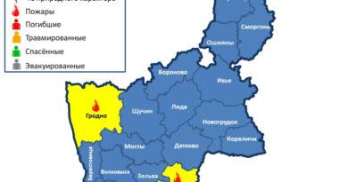 За сутки на территории Гродненской области произошло 2 пожара