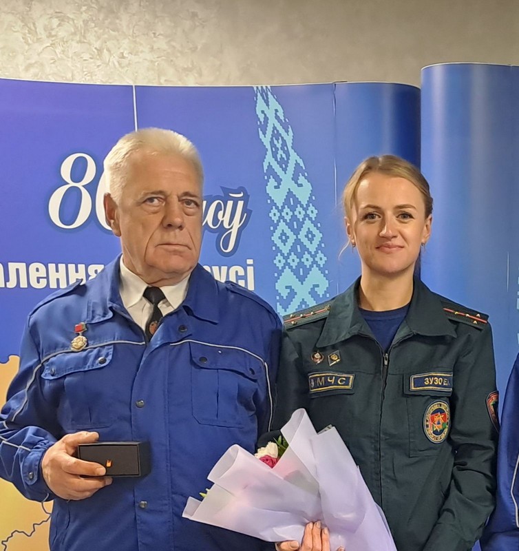 На отчетно-выборной конференции областной организации ОСВОД награждены Александр Кандрусик и Екатерина Зузо