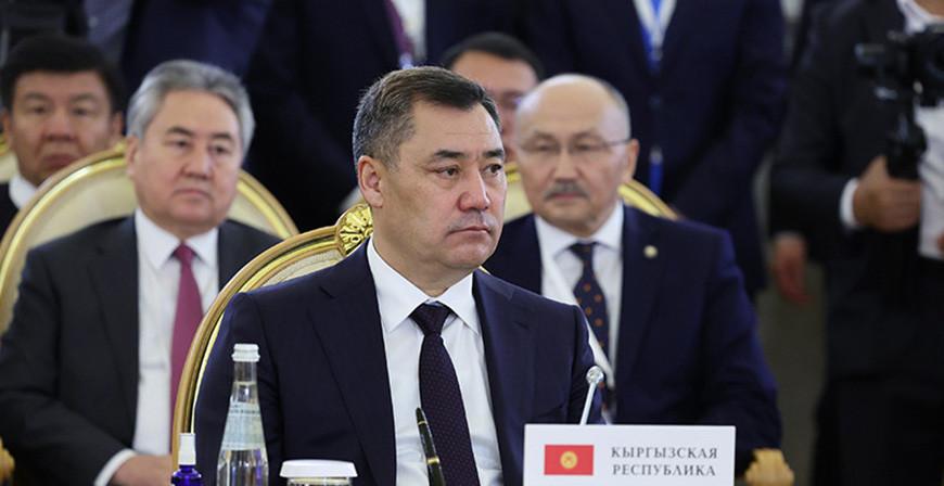 Александр Лукашенко поздравил Президента Кыргызстана Садыра Жапарова с днем рождения