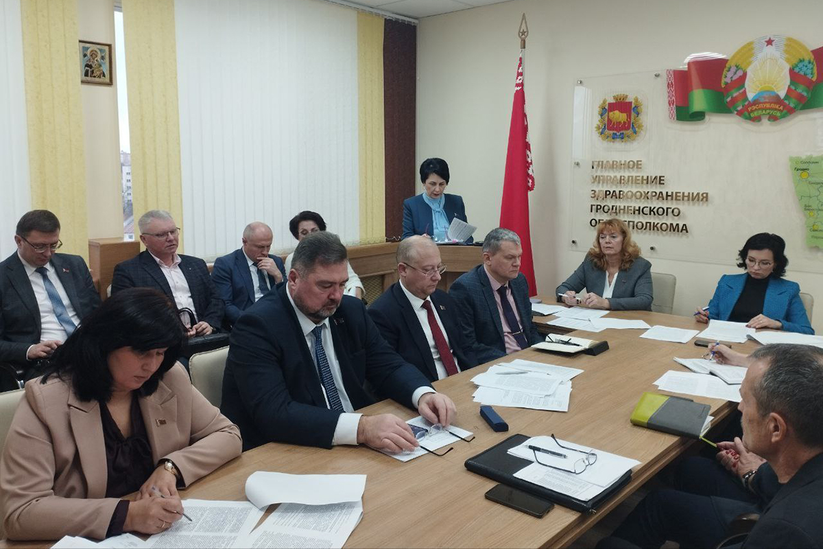 На коллегии Главного управления здравоохранения Гродненского облисполкома проанализирована организация медицинской помощи жителям Кореличского района