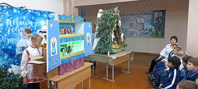 Юные актёры театра «Благословение» ГУО «Красненская средняя школа» посетили гимназию №1 им. Ф.М. Синичкина г. Слонима