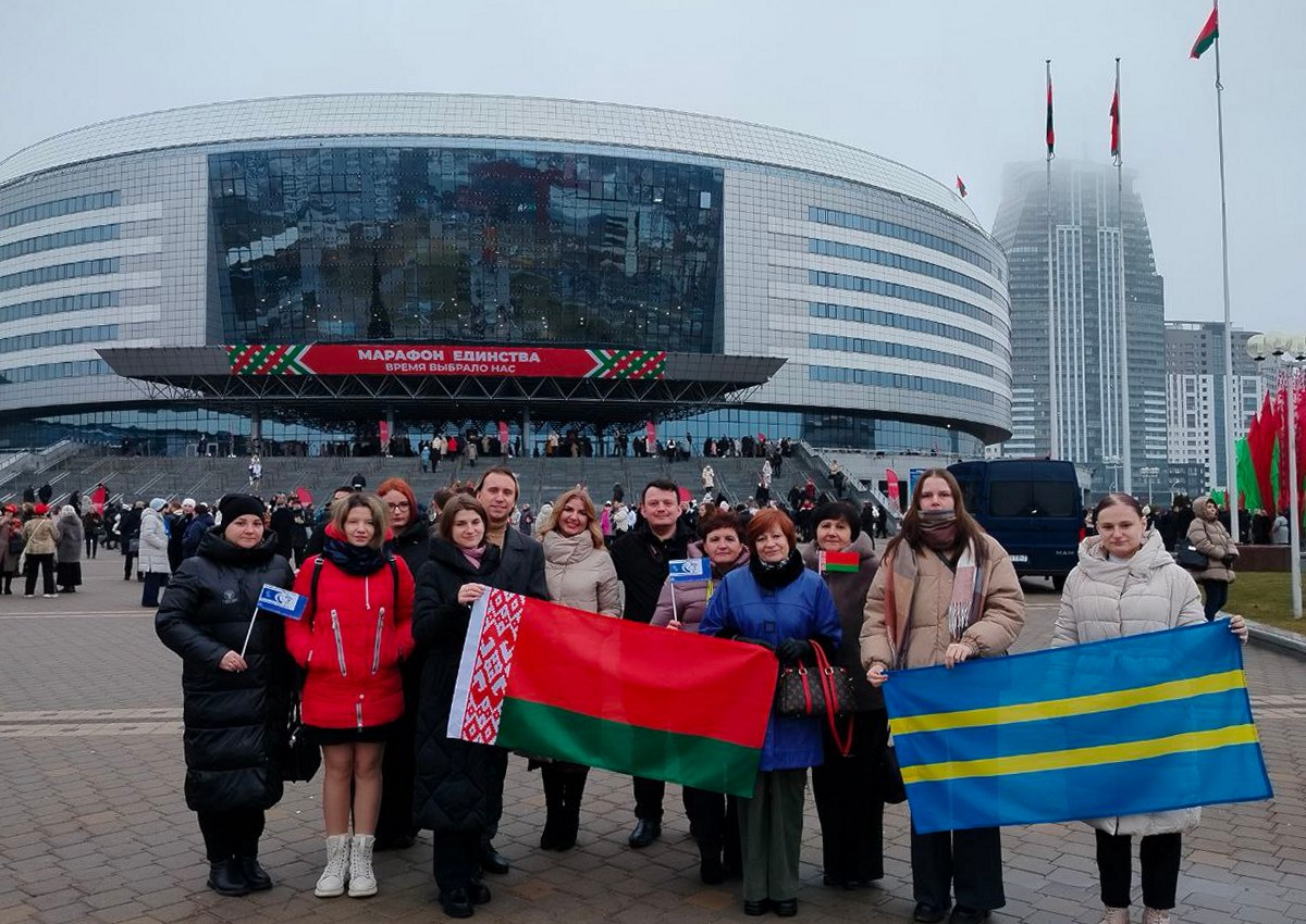 Кореличчане отправились на финальный концерт «Марафона единства» в Минске