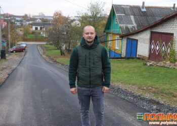 Как появился асфальт на Полевой в Кореличах