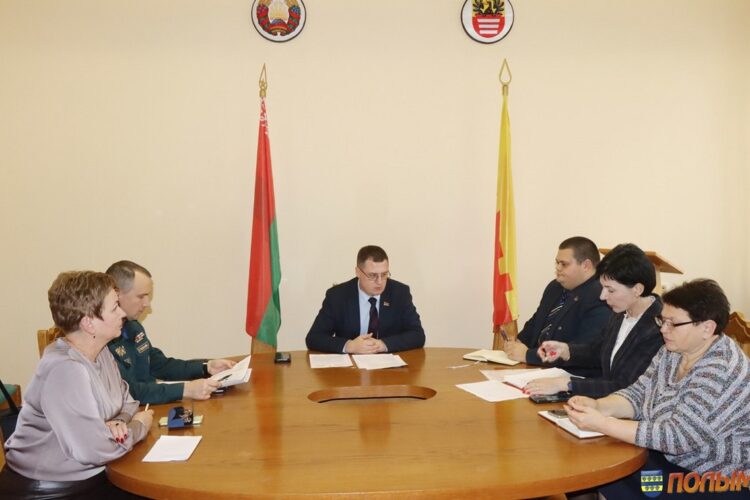 В Мирском сельисполкоме обсудили вопросы профилактики пожаров