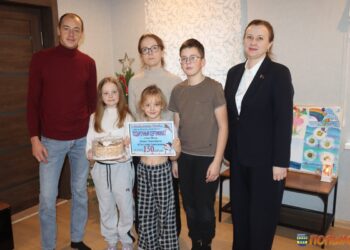 Многодетные семьи Кореличчины получили подарки от общественного объединения «Белая Русь»