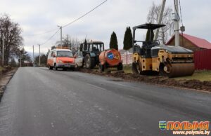 На улице Церковной в агрогородке Жуховичи появился новый асфальт