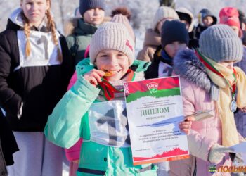 Смотрите большой фоторепортаж с детских лыжных соревнований в Кореличском районе