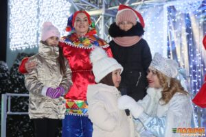 Настроение новогодней ночи в Кореличах