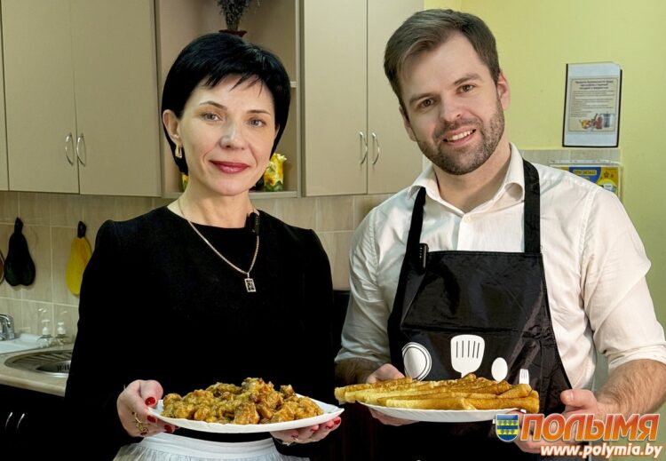 Белорусская кухня с Андреем Дениско. Готовим с Инессой Семибратовой блюдо для настоящих мужчин и говорим о соцзащите