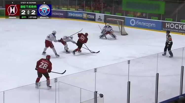 «Неман» в овертайме победил «Юность» и сравнял счет в четвертьфинале Кубка Президента