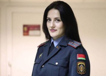 Капитан милиции Елена Кохан из г.п. Кореличи осуществила свою детскую мечту
