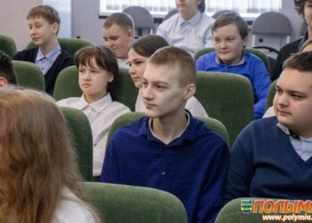 Журналисты газеты «Полымя» встретились со школьниками