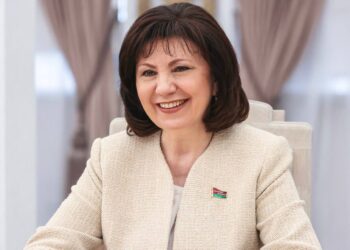 Председатель Совета Республики Национального собрания Республики Беларусь Наталья Кочанова поздравляет с Днем женщин