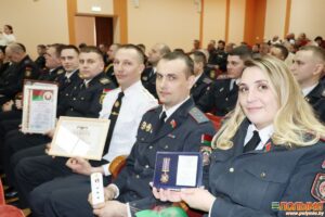 В Кореличах состоялась праздничная программа «Долгу и чести верны!»