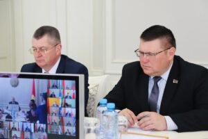 Член Совета Республики Павел Ошурик принял участие в заседании Гродненского областного исполнительного комитета