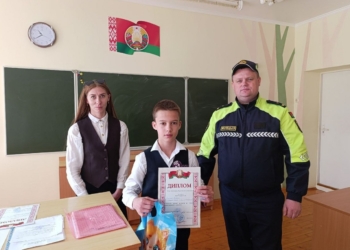 В Кореличах состоялась школьная олимпиада на знание ПДД