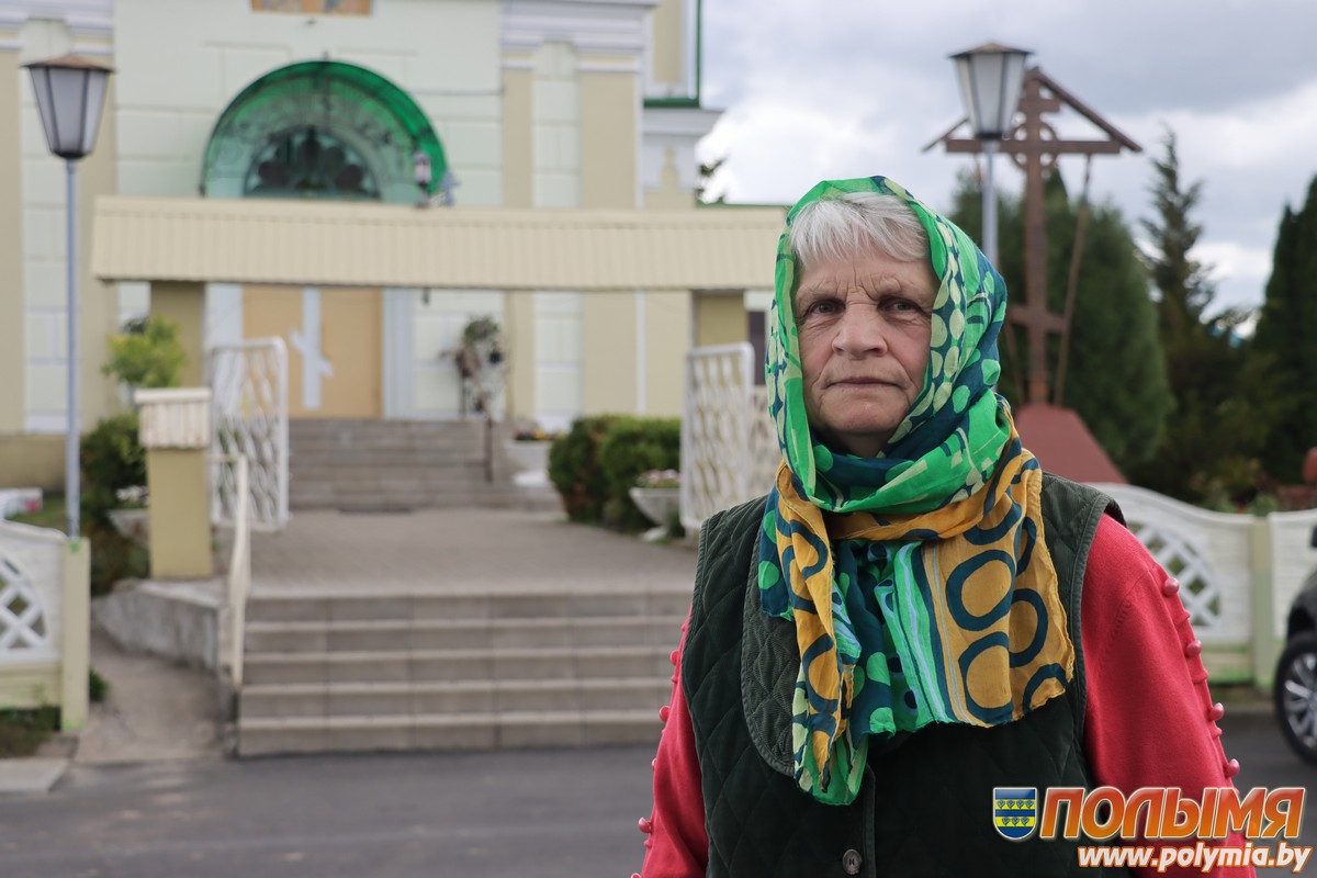 Прыхаджанка царквы святых апосталаў Пятра і Паўла г.п. Карэлічы Галіна Бязмен расказвае пра сваю дарогу да Бога