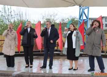 В г.п. Мир на танцплощадке «Под звуки фронтового вальса» звучали мелодии военных лет