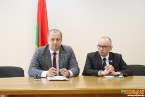 Александр Курило встретился с коллективом Кореличского льнозавода в рамках ЕДИ