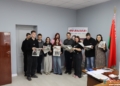 Воспитательно-оздоровительный лагерь «Содружество» Турецкой средней школы побывал на экскурсии в редакции газеты «Полымя»