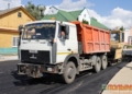 На улице 8 Марта в Кореличах начали укладывать новый асфальт.