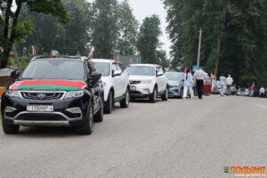 В канун Дня Независимости в Кореличском районе состоялся патриотический автопробег по местам боевой славы