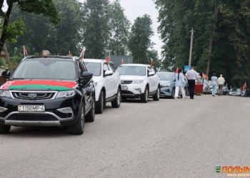 В канун Дня Независимости в Кореличском районе состоялся патриотический автопробег по местам боевой славы