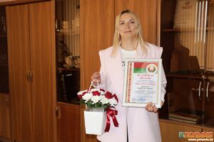 Ирина Гладкая удостоена Благодарственного письма Кореличского райисполкома