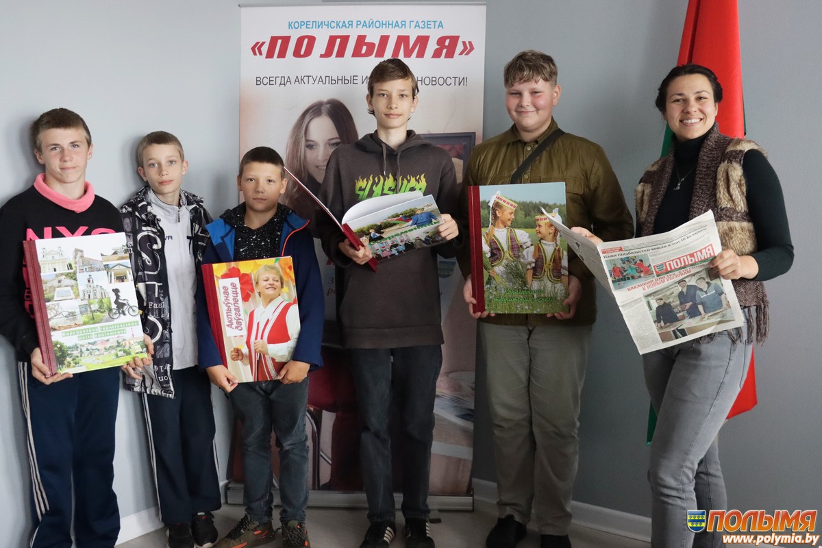 Кто такие журналисты и как создается районная газета «Полымя», узнали воспитанники оздоровительного лагеря «Юный патриот»