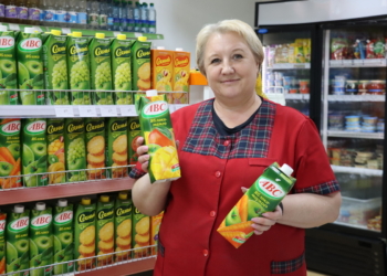 Прадавец магазіна «Прадукты» Святлана Гейс: «Наша візітная картка — ветлівая ўсмешка і добрае слова»