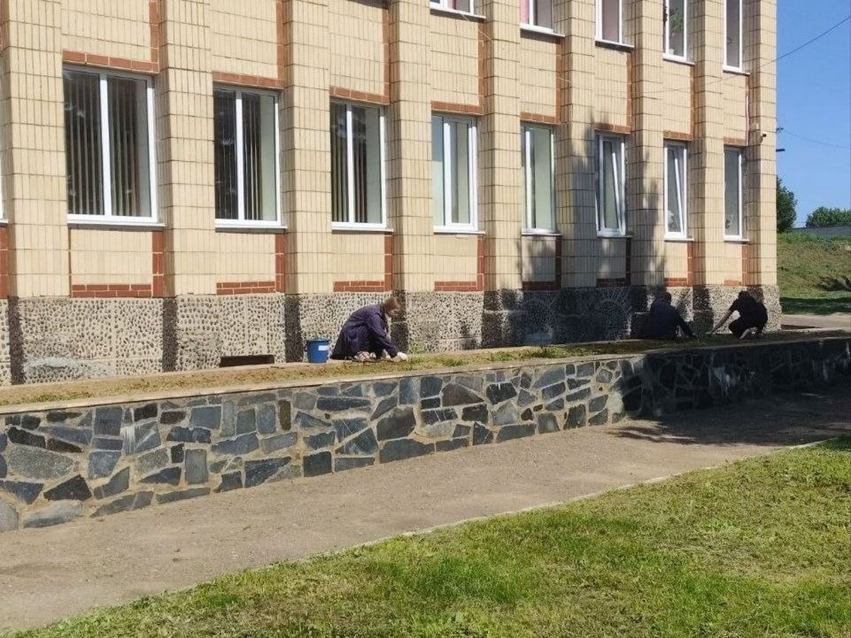 Молодежь Кореличчины активно примает участие в благоустройстве территорий сельхозпредприятий
