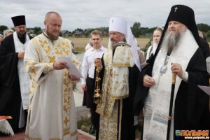 Торжественное освящение часовни в честь Воскресения Христова состоялось в д. Большая Обрина