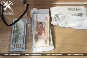 Семейная пара спрятала в упаковках от салфеток часть перемещаемых через таможенную границу наличных денежных средств